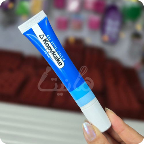 رنگ خوراکی ژلهای آبی کپی کیک