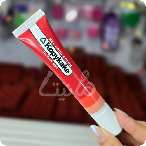رنگ ژلهای قرمز اولترا کپی کیک