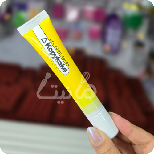 رنگ ژلهای زرد کپی کیک