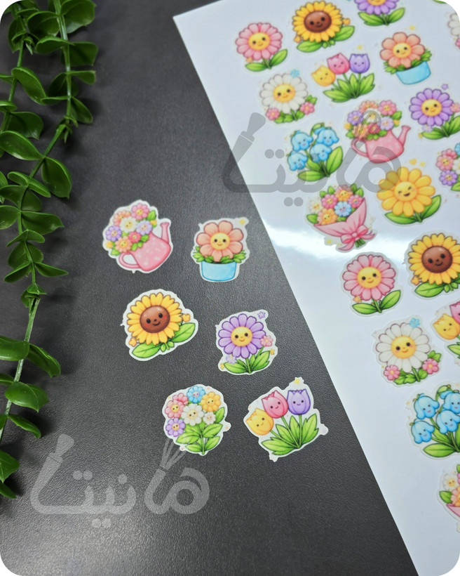 استیکر خوراکی گل کد ۲۰۵- ۴ سانت| برشی