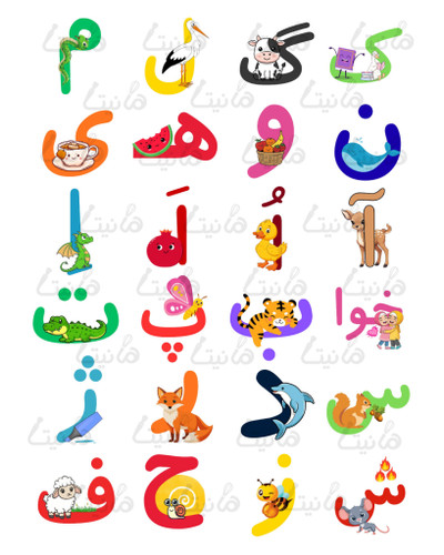 استیکر خوراکی الفبا کد ۲۲۱- ۴ سانت| برشی