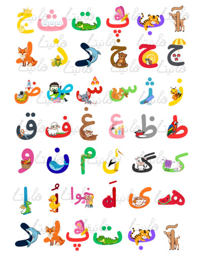 استیکر خوراکی الفبا کد ۲۲۰- ۳ سانت| بدون برش