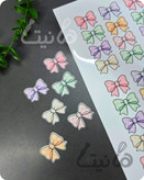 استیکر خوراکی پاپیون کد ۲۲۵- ۴ سانت| برشی