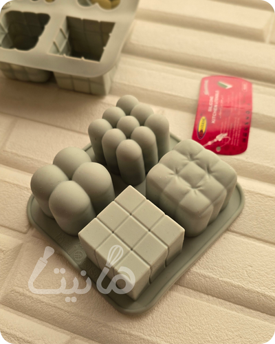 قالب سیلیکونی روبیک ۴ عددی مینی